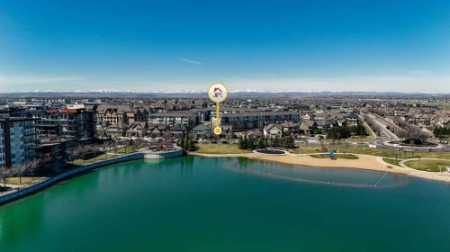 2280 Mahogany Boulevard Se, Calgary, AB - Outdoor With Body Of Water With View