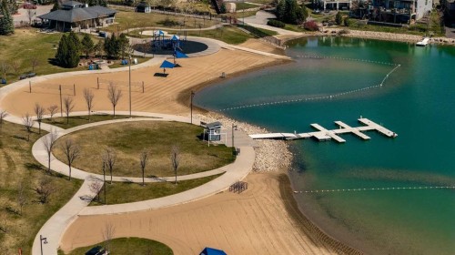 2280 Mahogany Boulevard Se, Calgary, AB - Outdoor With Body Of Water