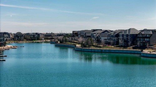 2280 Mahogany Boulevard Se, Calgary, AB - Outdoor With Body Of Water With View