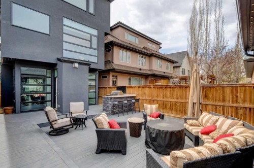 2304 4 Avenue Nw, Calgary, AB - Outdoor With Deck Patio Veranda With Exterior