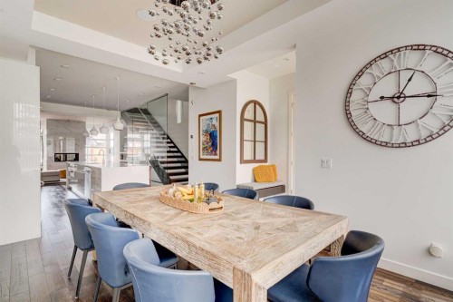 2304 4 Avenue Nw, Calgary, AB - Indoor Photo Showing Dining Room