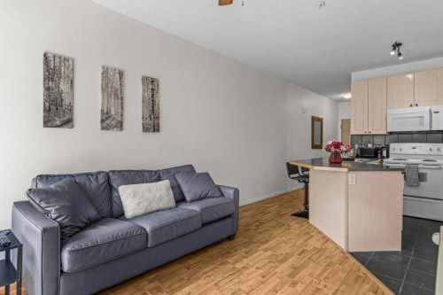 211-176 Kananaskis Way, Canmore, AB - Indoor Photo Showing Kitchen