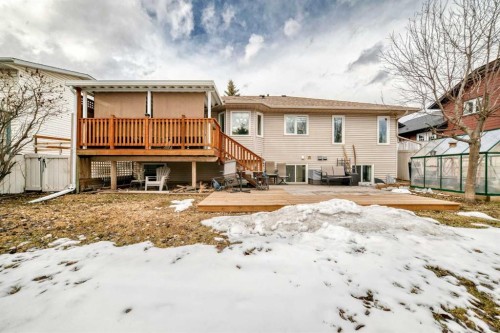 7 Sunset Crescent, Okotoks, AB - Outdoor With Deck Patio Veranda