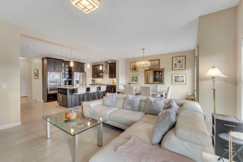 133 Redstone Common Ne, Calgary, AB - Indoor Photo Showing Living Room