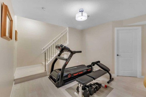 133 Redstone Common Ne, Calgary, AB - Indoor Photo Showing Gym Room