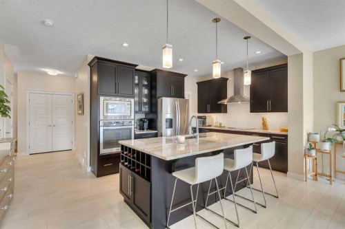 133 Redstone Common Ne, Calgary, AB - Indoor Photo Showing Kitchen With Stainless Steel Kitchen With Upgraded Kitchen
