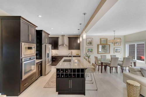 133 Redstone Common Ne, Calgary, AB - Indoor Photo Showing Kitchen With Stainless Steel Kitchen With Upgraded Kitchen