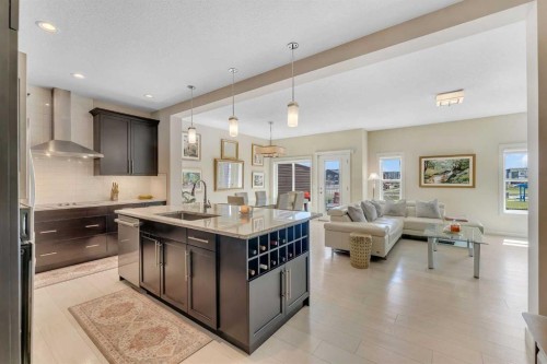 133 Redstone Common Ne, Calgary, AB - Indoor Photo Showing Kitchen With Upgraded Kitchen