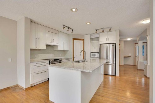 50 Cranfield Crescent Se, Calgary, AB - Indoor Photo Showing Kitchen With Stainless Steel Kitchen With Upgraded Kitchen