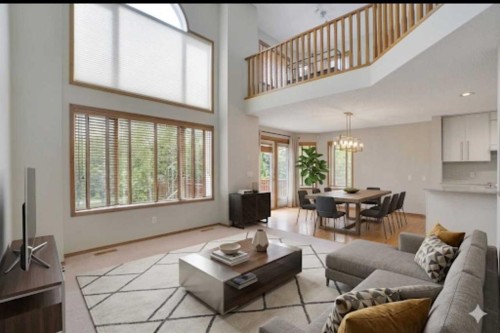 50 Cranfield Crescent Se, Calgary, AB - Indoor Photo Showing Living Room