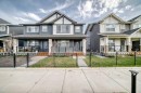 29 Midgrove Lane Sw, Airdrie, AB  - Outdoor With Deck Patio Veranda With Facade 