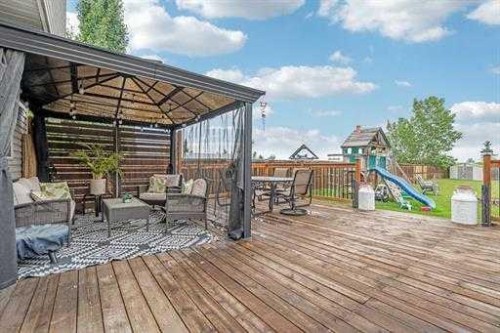 529 Railway Avenue, Langdon, AB - Outdoor With Deck Patio Veranda