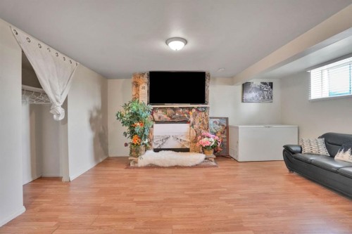 43 Maranda Close Ne, Calgary, AB - Indoor With Fireplace