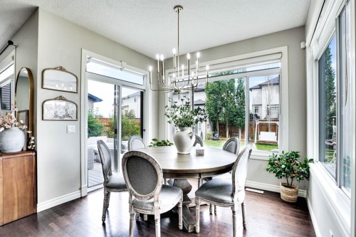 117 Hawkmere Place, Chestermere, AB - Indoor Photo Showing Dining Room