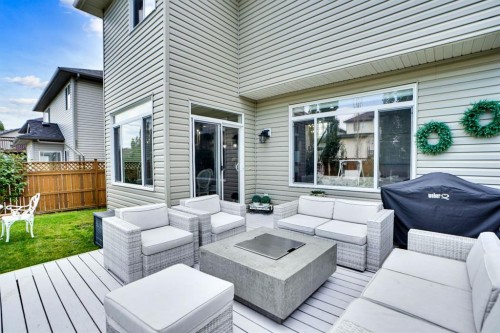 117 Hawkmere Place, Chestermere, AB - Outdoor With Deck Patio Veranda