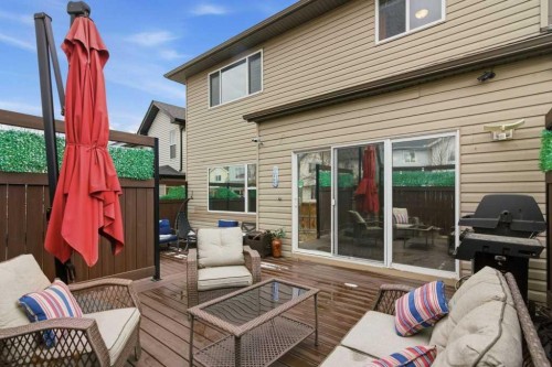 129 Cranfield Green Se, Calgary, AB - Outdoor With Deck Patio Veranda With Exterior