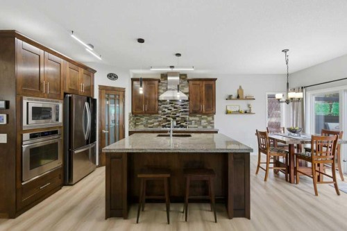 129 Cranfield Green Se, Calgary, AB - Indoor Photo Showing Kitchen With Upgraded Kitchen