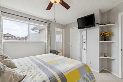 48 Westridge Drive, Okotoks, AB - Indoor Photo Showing Bedroom