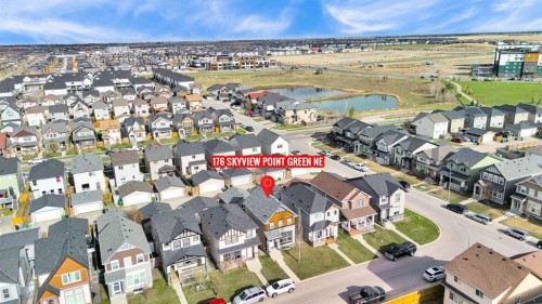 176 Skyview Point Green Ne, Calgary, AB - Outdoor With View