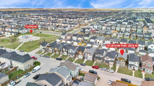 176 Skyview Point Green Ne, Calgary, AB - Outdoor With View