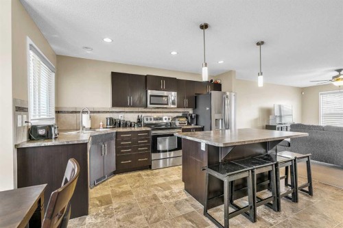 176 Skyview Point Green Ne, Calgary, AB - Indoor Photo Showing Kitchen With Upgraded Kitchen