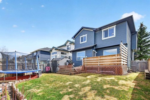 112 Chaparral Circle Se, Calgary, AB - Outdoor With Deck Patio Veranda