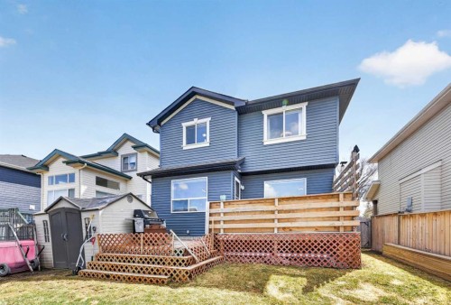 112 Chaparral Circle Se, Calgary, AB - Outdoor With Deck Patio Veranda