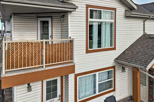 205-20 Panatella Landing Nw, Calgary, AB - Outdoor With Balcony With Exterior