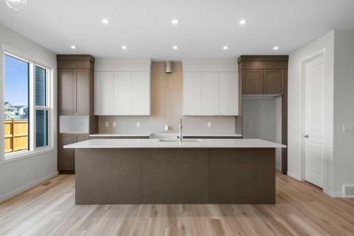675 Buffaloberry Manor Se, Calgary, AB - Indoor Photo Showing Kitchen