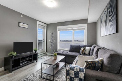 6412-302 Skyview Ranch Drive Ne, Calgary, AB - Indoor Photo Showing Living Room