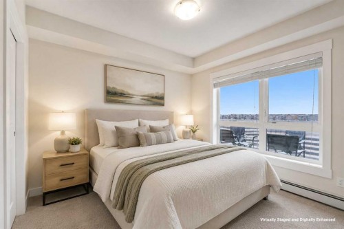 6412-302 Skyview Ranch Drive Ne, Calgary, AB - Indoor Photo Showing Bedroom