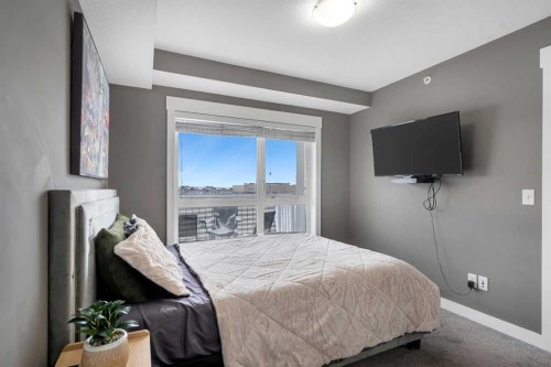 6412-302 Skyview Ranch Drive Ne, Calgary, AB - Indoor Photo Showing Bedroom