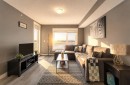 6412-302 Skyview Ranch Drive Ne, Calgary, AB  - Indoor Photo Showing Living Room 