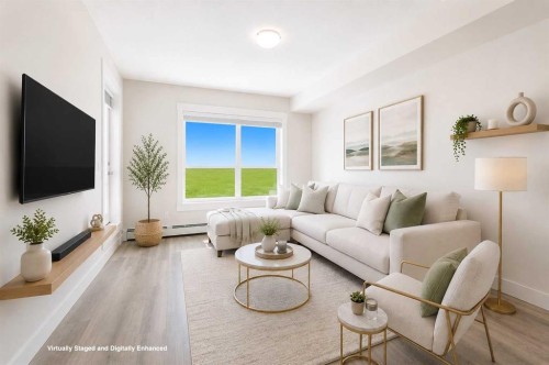 6412-302 Skyview Ranch Drive Ne, Calgary, AB - Indoor Photo Showing Living Room