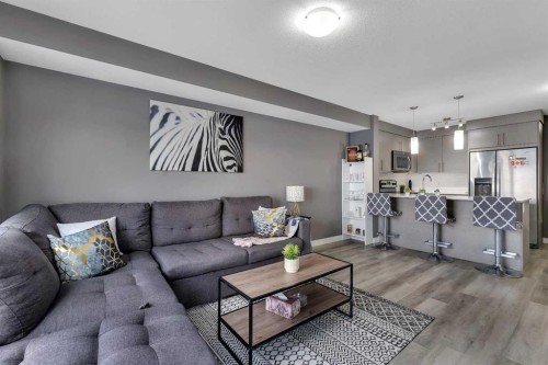6412-302 Skyview Ranch Drive Ne, Calgary, AB - Indoor Photo Showing Living Room