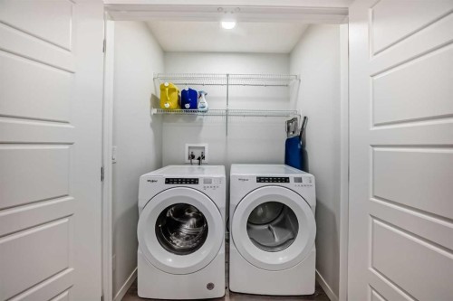 332 Dawson Drive, Chestermere, AB - Indoor Photo Showing Laundry Room