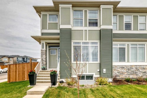 332 Dawson Drive, Chestermere, AB - Outdoor With Facade
