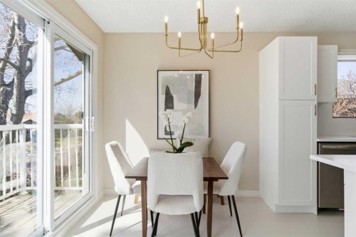 7 Jensen Crescent Ne, Airdrie, AB - Indoor Photo Showing Dining Room