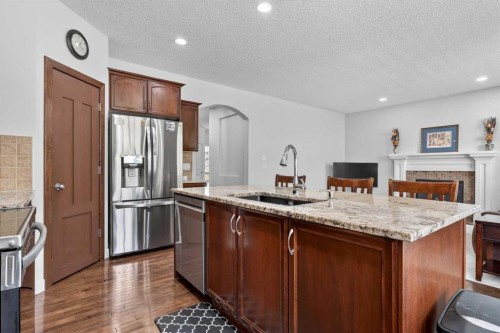 64 Cranridge Crescent Se, Calgary, AB - Indoor Photo Showing Kitchen With Stainless Steel Kitchen With Upgraded Kitchen
