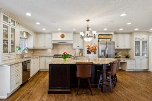256 Sirocco Place Sw, Calgary, AB - Indoor Photo Showing Kitchen With Upgraded Kitchen