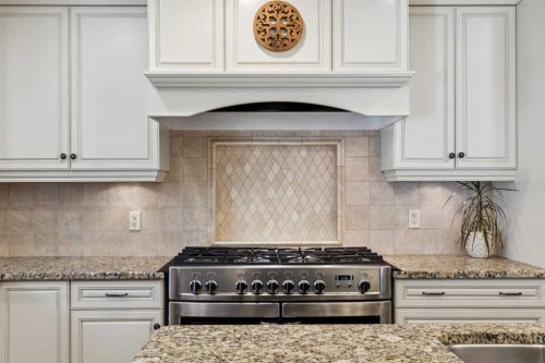 256 Sirocco Place Sw, Calgary, AB - Indoor Photo Showing Kitchen With Upgraded Kitchen