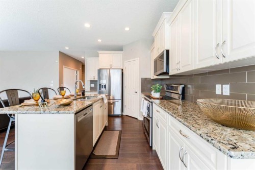 292 Auburn Bay Drive Se, Calgary, AB - Indoor Photo Showing Kitchen With Double Sink With Upgraded Kitchen