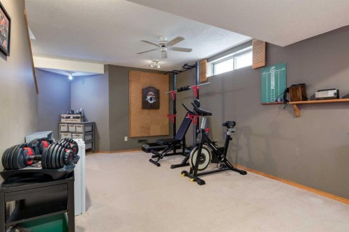 159 Macewan Drive Nw, Calgary, AB - Indoor Photo Showing Gym Room