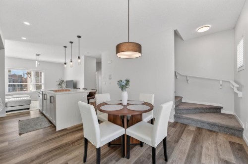 220 Harvest Grove Walk Ne, Calgary, AB - Indoor Photo Showing Dining Room