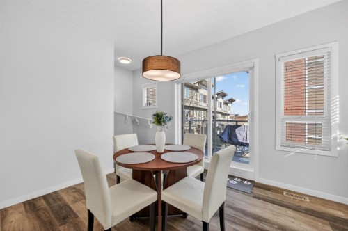 220 Harvest Grove Walk Ne, Calgary, AB - Indoor Photo Showing Dining Room