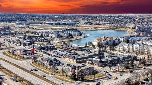 220 Harvest Grove Walk Ne, Calgary, AB - Outdoor With Body Of Water With View