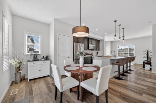 220 Harvest Grove Walk Ne, Calgary, AB - Indoor Photo Showing Dining Room