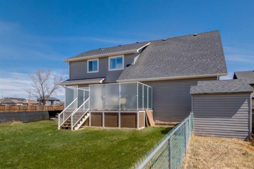15 Barber Street Nw, Langdon, AB - Outdoor With Deck Patio Veranda