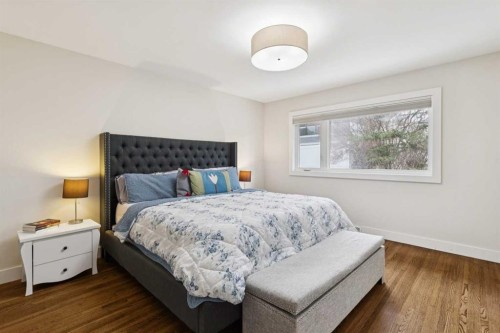 28 Calandar Road Nw, Calgary, AB - Indoor Photo Showing Bedroom