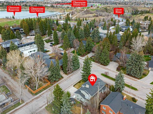 1239 Beverley Boulevard Sw, Calgary, AB - Outdoor With View